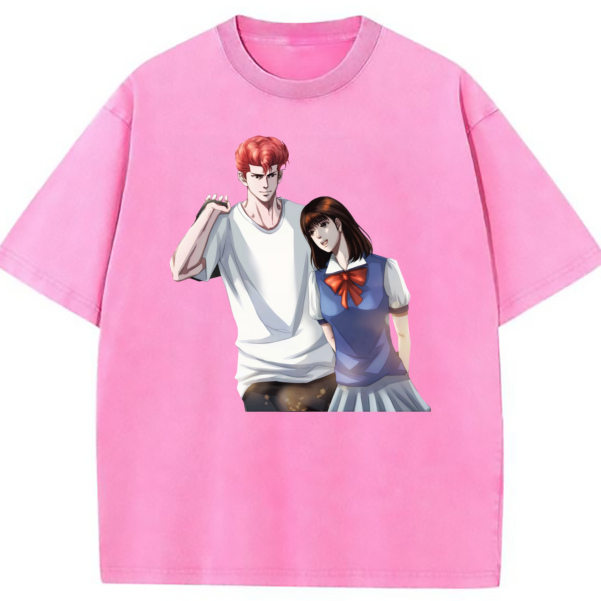 （画像用） SLAM DUNK／スラムダンク 綿100% ヴィンテージ風 半袖Tシャツ（フロントプリント）